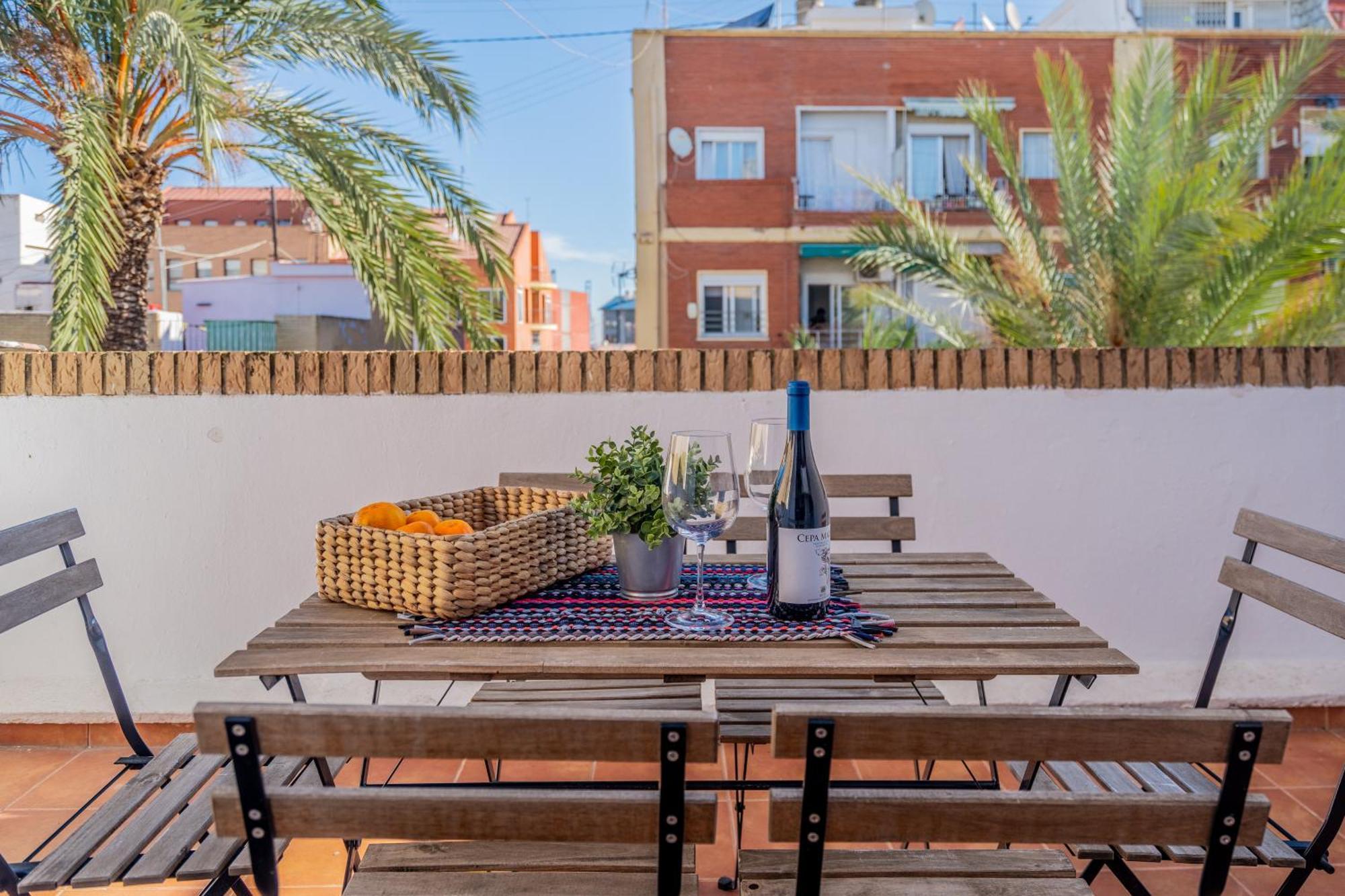 Vivienda Acogedora En Valencia - A Un Paso Del Mar Y La Ciudad - Valencia Marina Port - Arts And Sciencies Villa Buitenkant foto