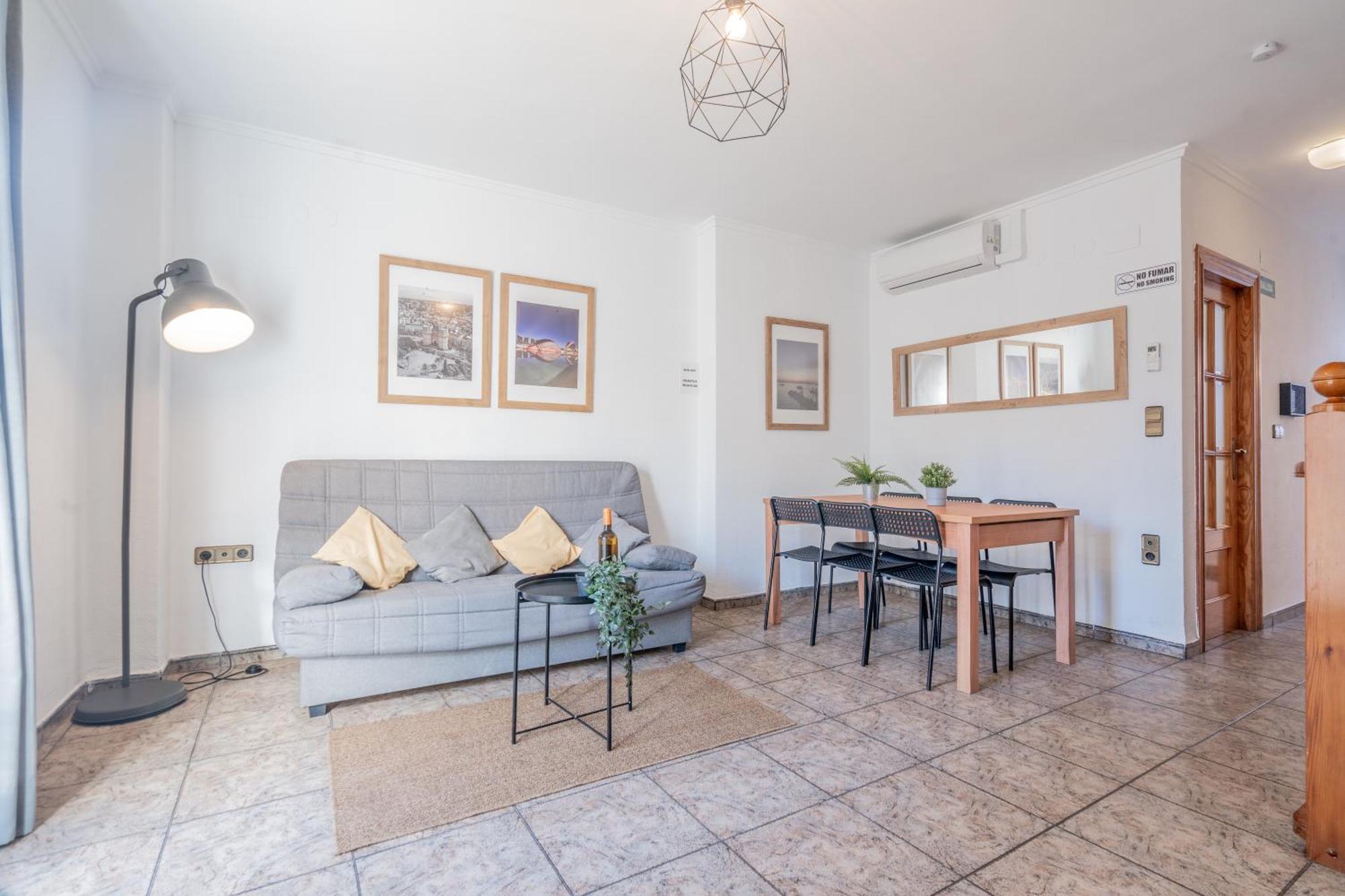 Vivienda Acogedora En Valencia - A Un Paso Del Mar Y La Ciudad - Valencia Marina Port - Arts And Sciencies Villa Buitenkant foto